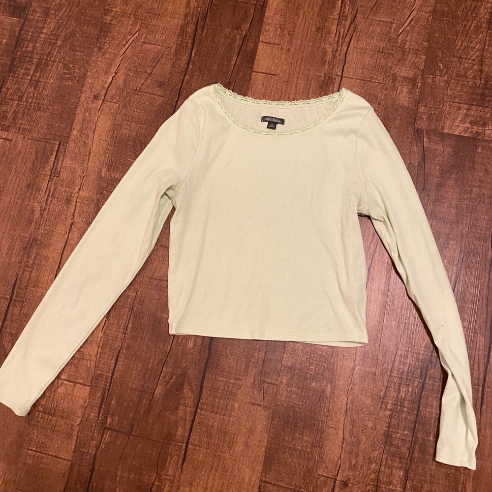 Light Green Long Sleeve Shirt